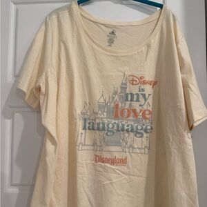 Disneyland Cream Graphic women’s  Tee